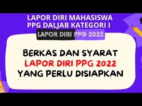 LAPOR DIRI MAHASISWA PPG DALAM JABATAN KATEGORI I