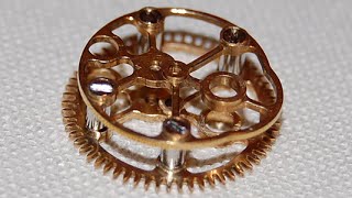 Part 1/3 Machining (milling) the upper bridge of the tourbillon - w...