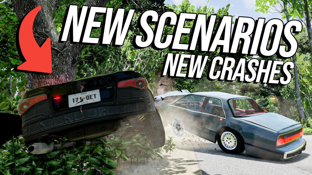 Trying Not To Crash Every 10 Seconds With The New BeamNG Scenarios