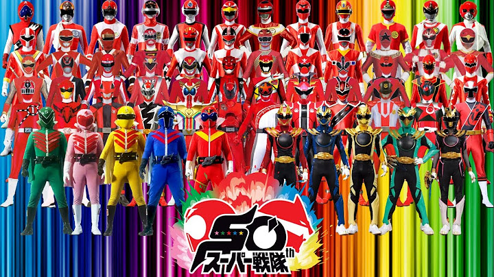 Super Sentai 50th Anniversary: Team List with English Translation （スーパー戦隊50周年記念：チーム一覧（英訳付き））