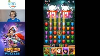 First play of match-3 RPG Empires & Puzzles screenshot 4