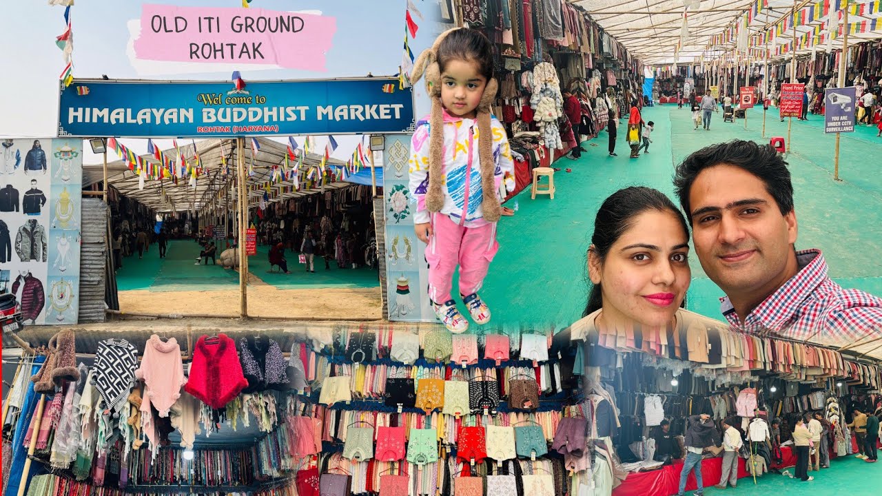 Himalayan Buddhist Market - Old ITI Ground, Rohtak || Winter Clothes Market in Rohtak