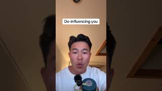 De-influencing you from things you see on social media. #underconsumption #deinfluence