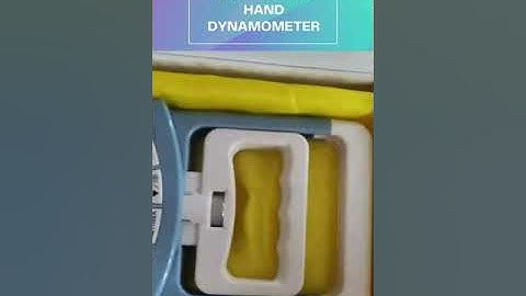ELECTRONIC HAND DYNAMOMETER | For an accurate assessment of grip strength #handdynamometer