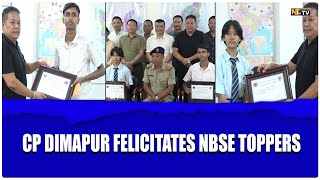 CP DIMAPUR FELICITATES NBSE TOPPERS