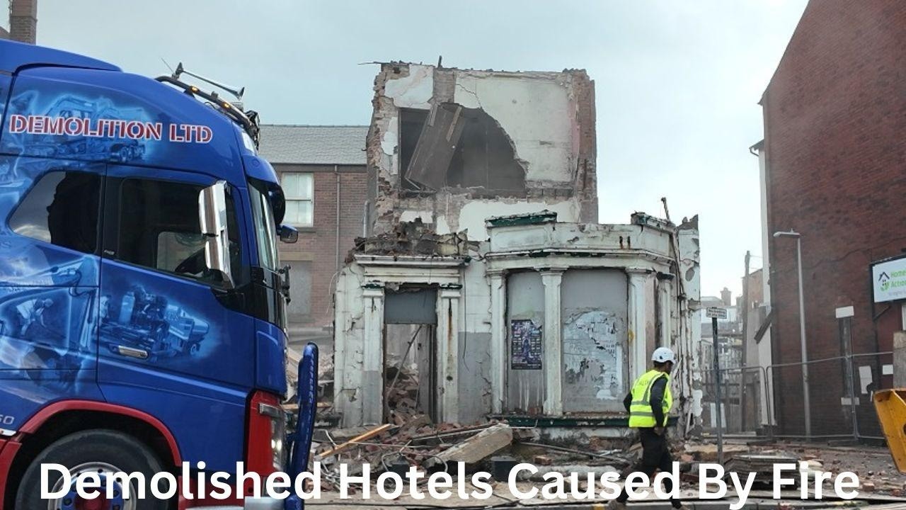 Три отеля в Блэкпуле снесены в рамках проекта экстренного сноса