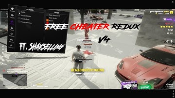 SHAX CHEATER REDUX V4 (FREE) | RageMP & AltV & FiveM (GTAV) | feat. SHAXSELLING