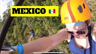 New Adventures Series Episode #12- Exploring Mexico, Extreme Zip Lining & A Mule Ride!!! Part 1