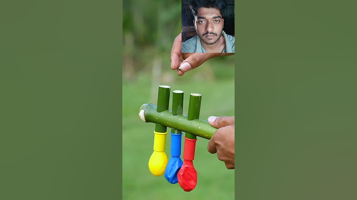 DIY Bamboo Creations with three Colour Balloons #Bamboo #Bambooart