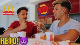 EL RETO HAMBURGUESA Mc Donald’s VS Burger King FT MATI SOSTE