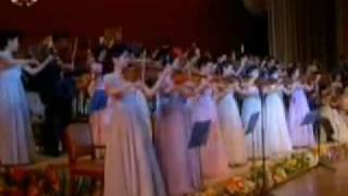 North Korea  orchestra Symphony performs [Flight of the Bumble Bee]