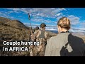 Couple hunting in africa  plains game  bushmans quiver safaris