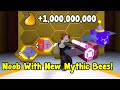 Noob With New Buoyant Bee & Precise Bee Mythic! Made 1 Billion Honey - Bee Swarm Simulator Roblox