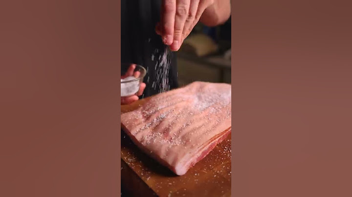 Simple Crispy Pork Belly