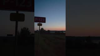 fog and field. Belarus, Night asmr video