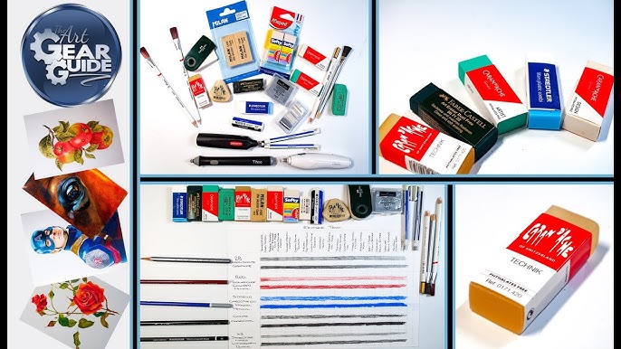 The Top 3 Erasers for Drawing - Drawing Supplies for Beginners 