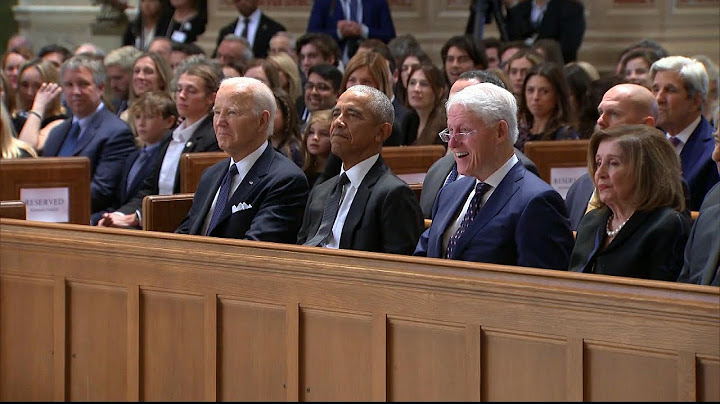 Biden Honors Ethel Kennedy at Memorial Service