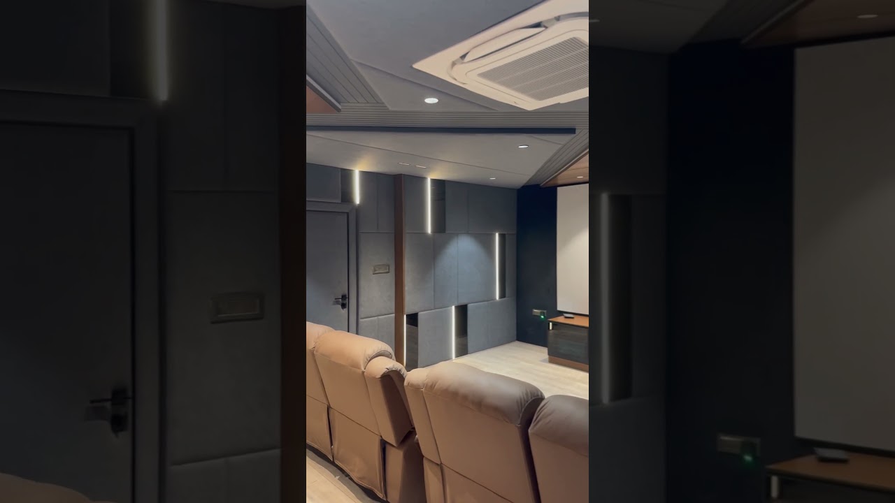 Chic & Modern: Elevating Home Theatre Interiors in Contemporary Style 