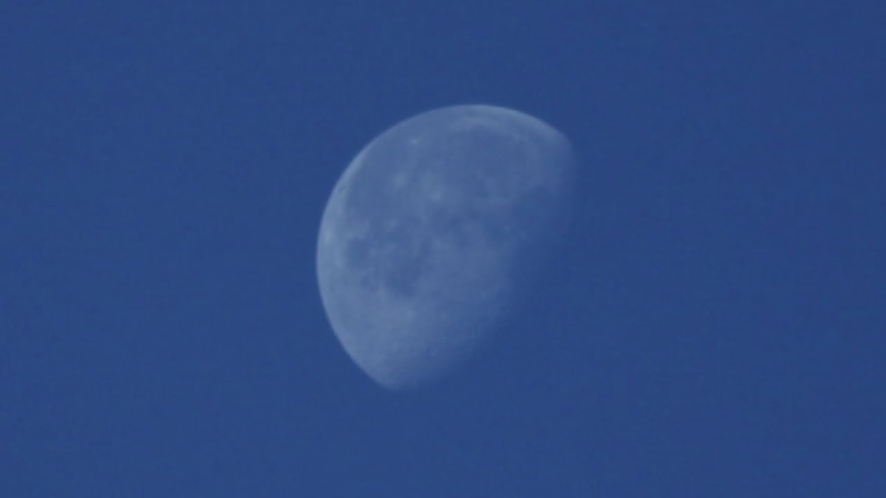 The Moon in The Morning