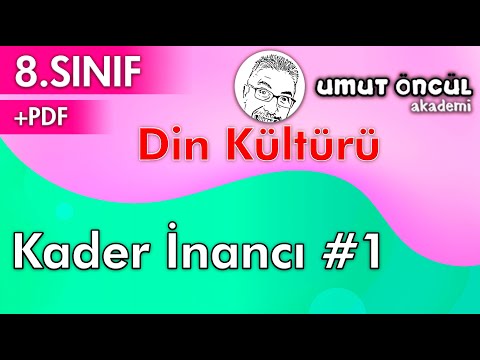 Din Kültürü ve Ahlak Bilgisi | 8.Sınıf | Kader İnancı #1 | +PDF