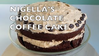 This is nigella’s chocolate coffee cake, just a case of combineing
dry and then wet ingredients. somple but very tasty!