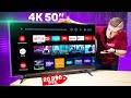 Самый Дешёвый 4K Телевизор на Андроид с ИГРОВЫМ РЕЖИМОМ! Гигантская ПОСЫЛКА с Алиэкспресс