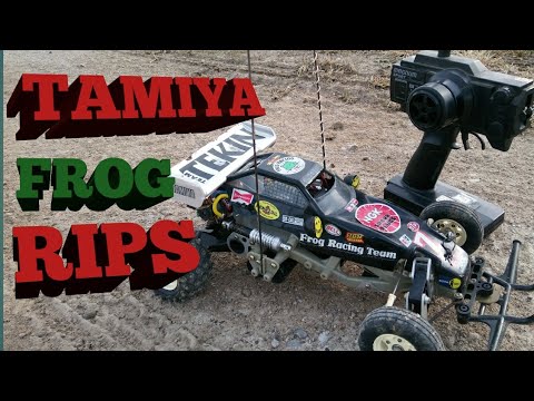 Tamiya Frog speed test and fun run - YouTube
