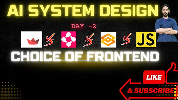AI System Design Playlist: Streamlit vs Chainlit vs JS vs Gradio #ai #datascience #machinelearning