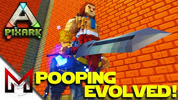 Taming a Centaur! -=- PixARK Gameplay on Pooping Evolved -=- Ep9