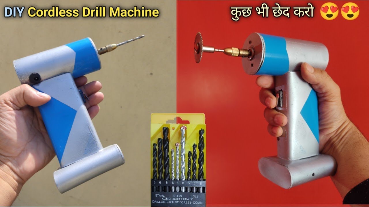 How To Make Drill Machine Using 775 Dc MotorHow To Make Rechargeble