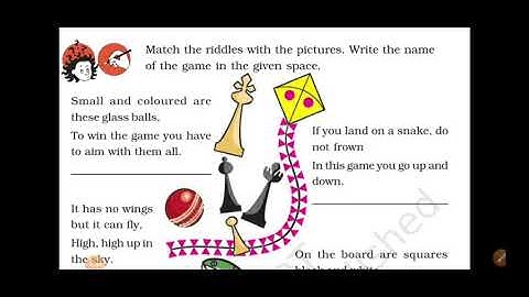 Class 3 EVS CHAPTER GAMES  WE PLAY, RIDDLES