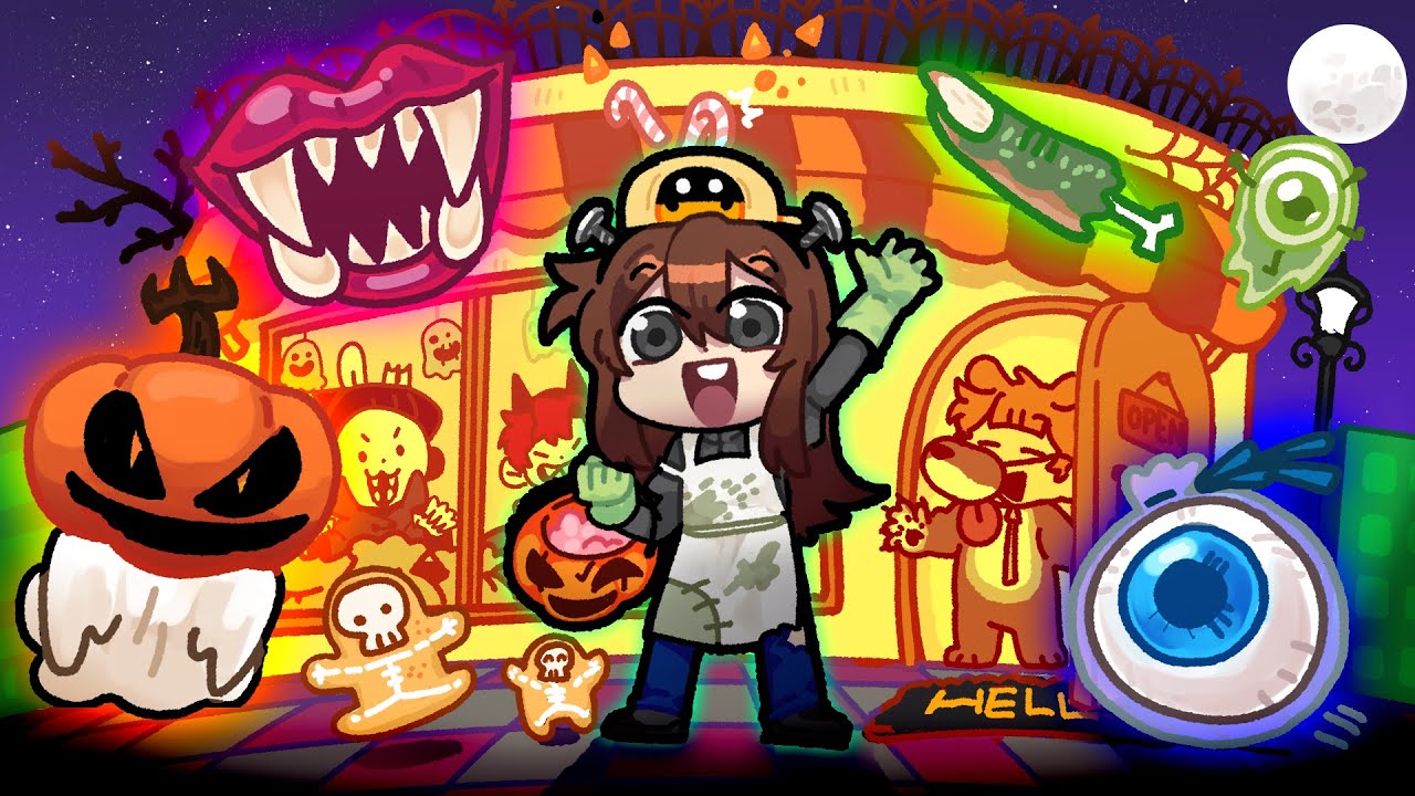 *재료수집 + 조합 + 판매* 고퀄 시스템으로 만든 할로윈 사탕 타이쿤🍬