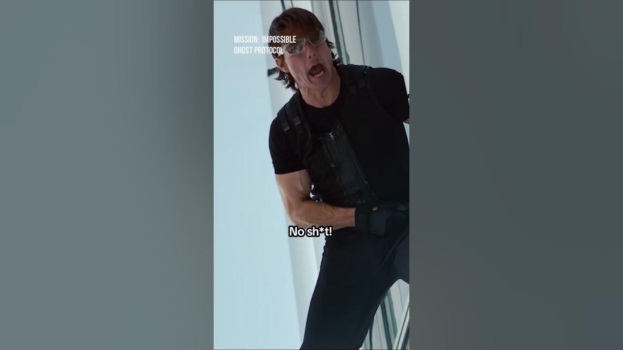when Tom Cruise said "NO SH*T" 💀😭🤣 | Mission: Impossible - Ghost Protocol | #Shorts