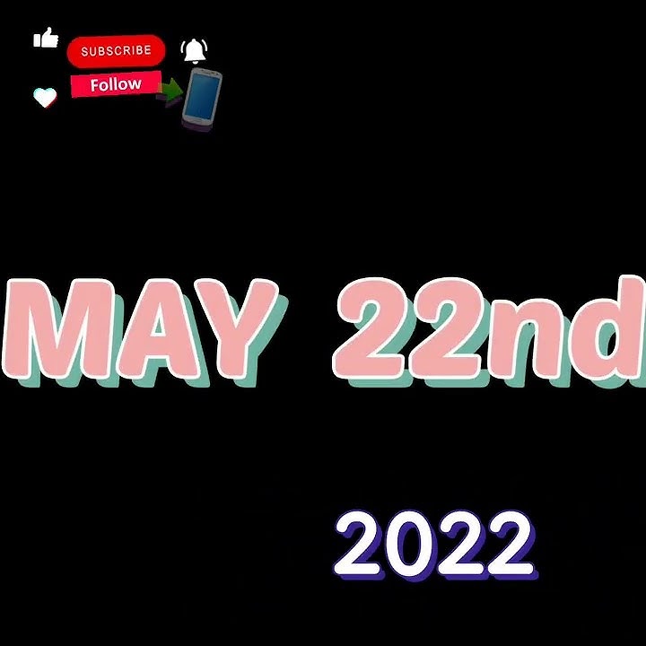 Date Calendar - May 22, 2022