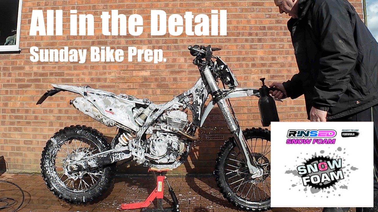 All in the Detail. (Sunday bike prep)