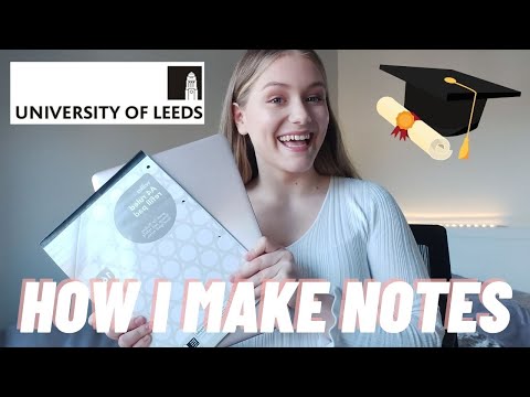 How I 'Make Notes' at University | University of Leeds Microbiology Student ~ Biology with Gracie