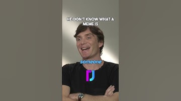 Cillian Murphy REACTS to his own MEME! 😂 #shorts