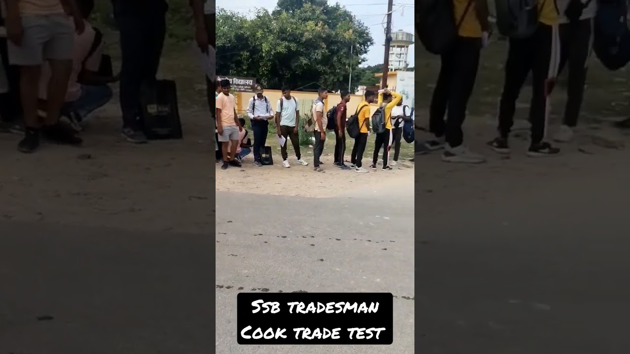 SSB TRADESMAN COOK TRADE TEST 