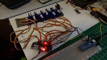 PCA9685 servo controller test using STM32F103