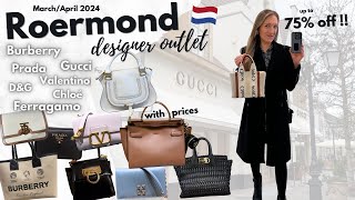 75% off Gucci, Chloé, Ferragamo, Prada, Burberry  Roermond outlet shopping vlog | Lesley Adina