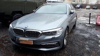 BMW G30 Перетяжка дверных карт.