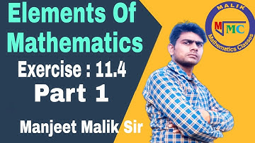 Differential Equation Ex. 11.4 Part 1Elements Maths Class 12 By Manjeet Malik Sir
