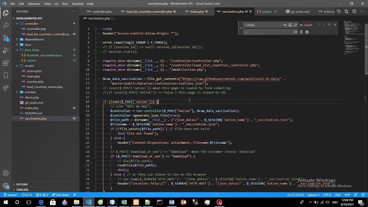 Video demo project covid-19 data crawler - YouTube