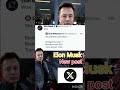 Elon Musk new post #shorts #subscribe #america #elonmusk #us #us #usa #donaldtrump #newyork#elon