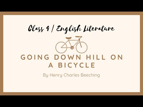 English Literature (Going down hill on a bicycle) || by Henry Charles ... - HqDefault