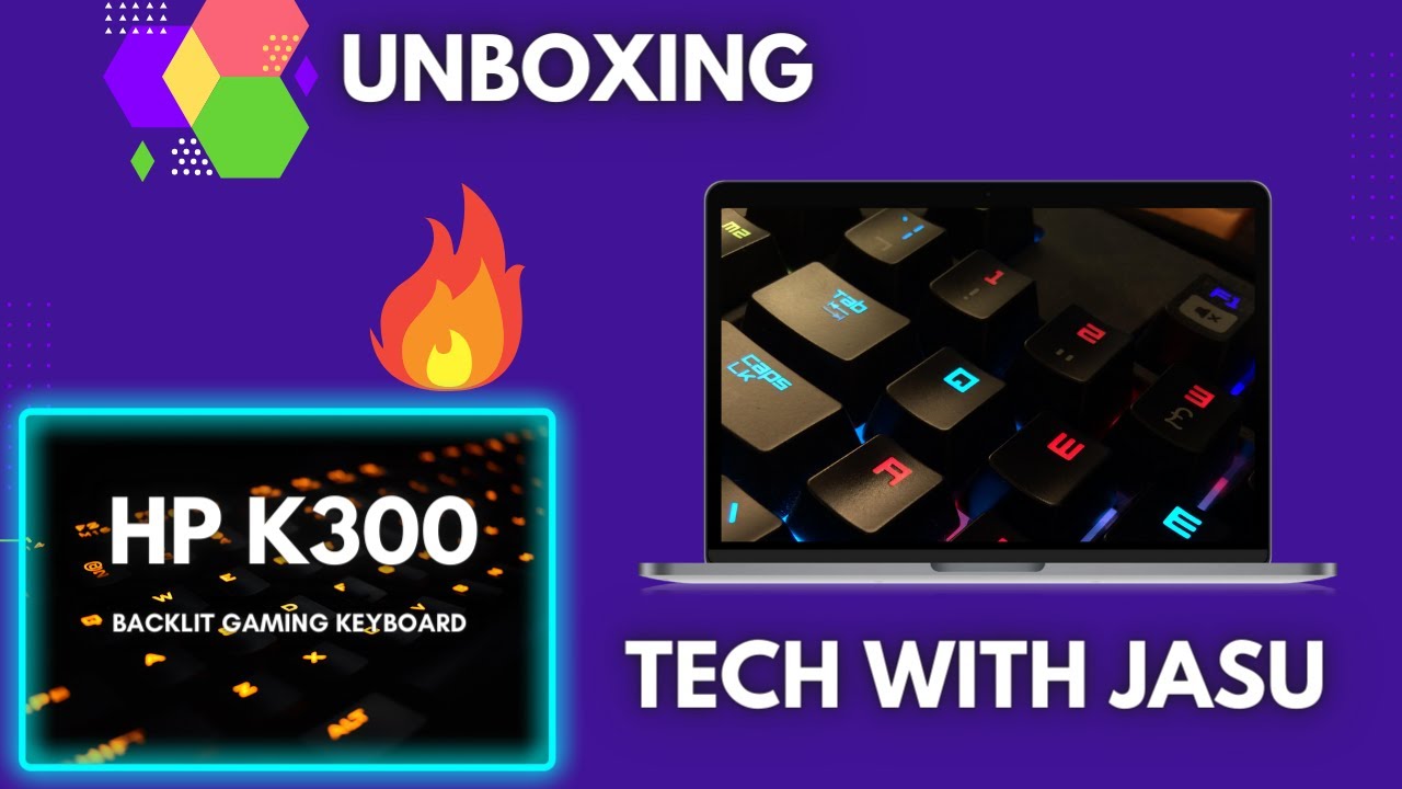 HP K300 Gaming Keyboard Unboxing || Best Budget Gaming Keyboard