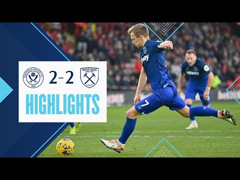 Sheffield United 2-2 West Ham | Hammers Denied In Stoppage Time | Premier League Highlights
