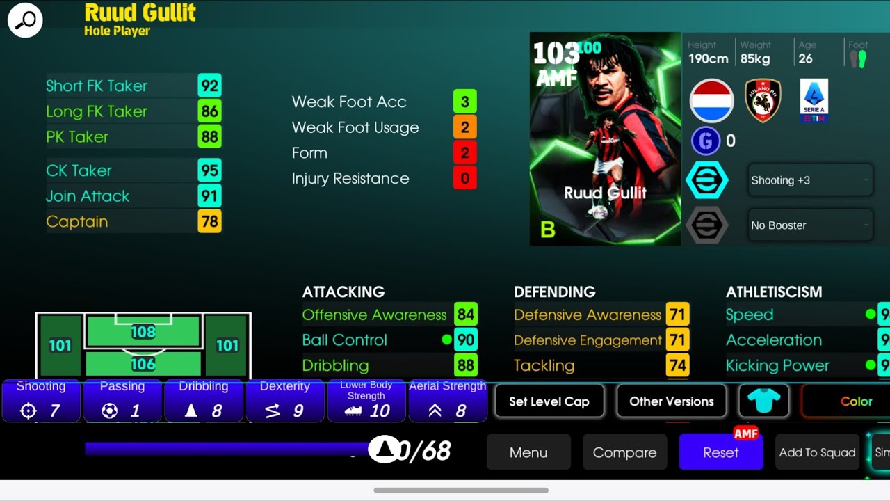 Gullit 109 Broken CF 