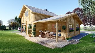 Blockbohlenhaus Holland