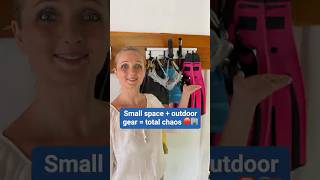 Small-space organization hack for outdoor & sports gear! 🏢🌊